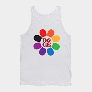 DOGE LOVE FLOWER Tank Top